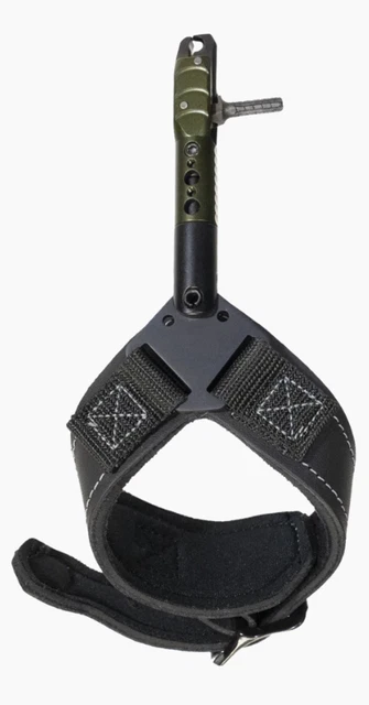 Scott Archery Little Goose II Release Black Buckle Strap/OD Green