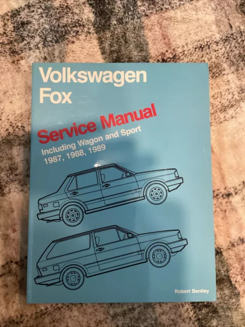 1987-1989 Volkswagen/VW FOX Service Manual Bentley