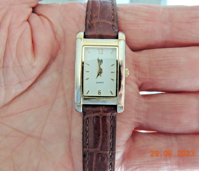 Montre Bracelet LIP Quartz Pour Femme - Années 80, Boîtier Argenté, état Correct, Fonctionne