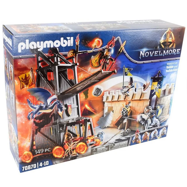 Playmobil Novelmore 70870 - Tour D'Assaut Avec Bélier, Neuf Scellé, Château