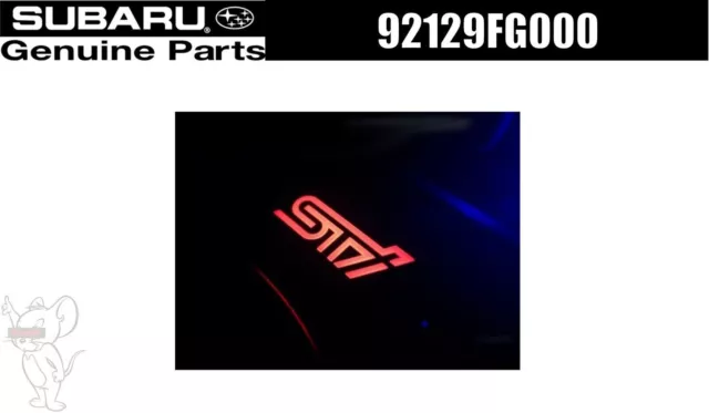 Placa de panel "STI" de cambio IMPREZA original de SUBARU Iluminación...