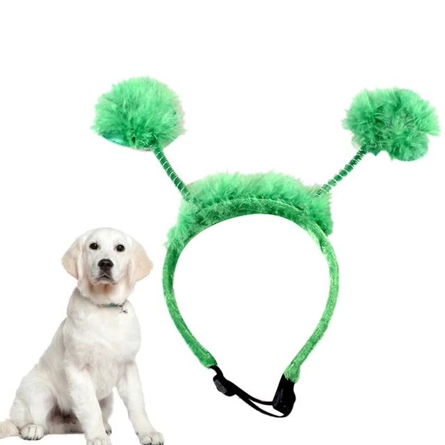 Cintas para la cabeza de perro de vacaciones Headbopper para niños pequeños verde