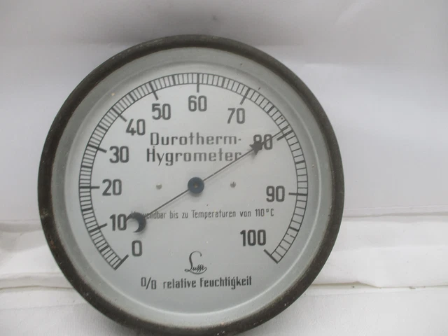 Vintage Lufft Durotherm Hygrometer – Industrie ~ 1950/60 Jahre Vintage Lufft Durotherm Hygrometer – Industrie ~ 1950/60 Jahre