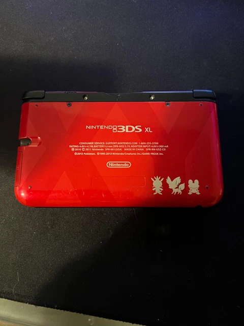 NINTENDO 3DS XL Pokemon X and Y Limited Edition Red Console TESTED $240 ...