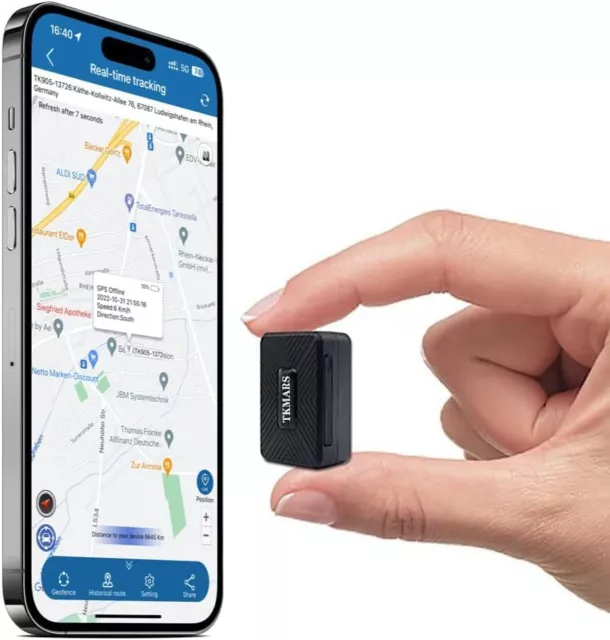 Mini GPS Trakcer GPS/LBS Echtzeit-Tracking magnetisch Anti verloren verstecktes Auto GPS