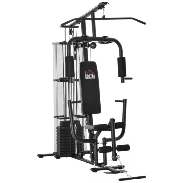 HOMCOM Multifunction Home Gym Weight Training Station Fitness Strength Machine