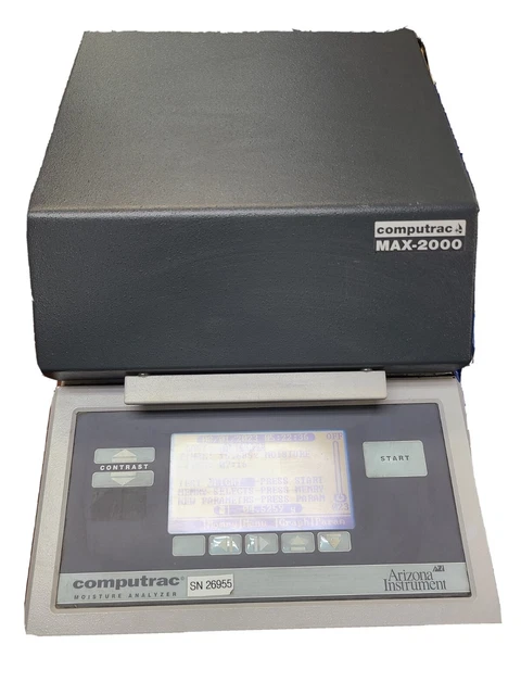 Used Arizona Instrument Computrac MAX 2000 Moisture Analyzer (As-Is)