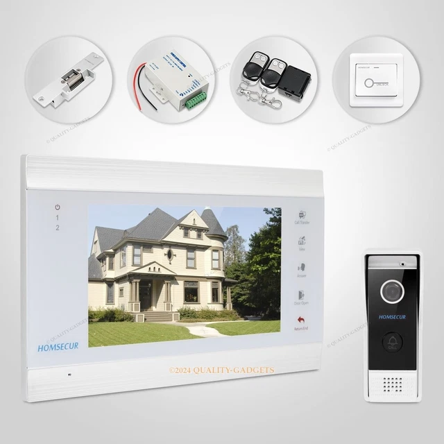 VIDEOCITOFONO 7& SISTEMA citofono con trasferimento chiamate per casa
