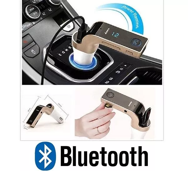 Transmisor Fm Digital Bluetooth Coche Mp3 Cargador Mechero Usb Lcd