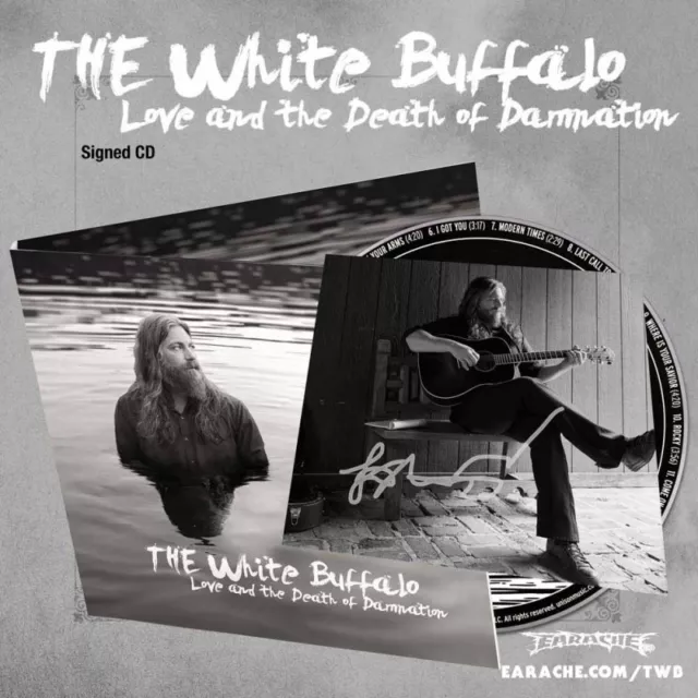 The White Buffalo "Love & The Death Of Damnation" Digipak CD w/ SIGNED PHOTOCARD