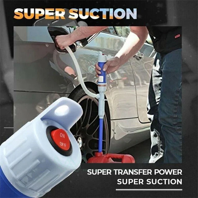 Pompa sifone trasferimento carburante elettrico alimentata a batteria gasolio acqua Liq*t~