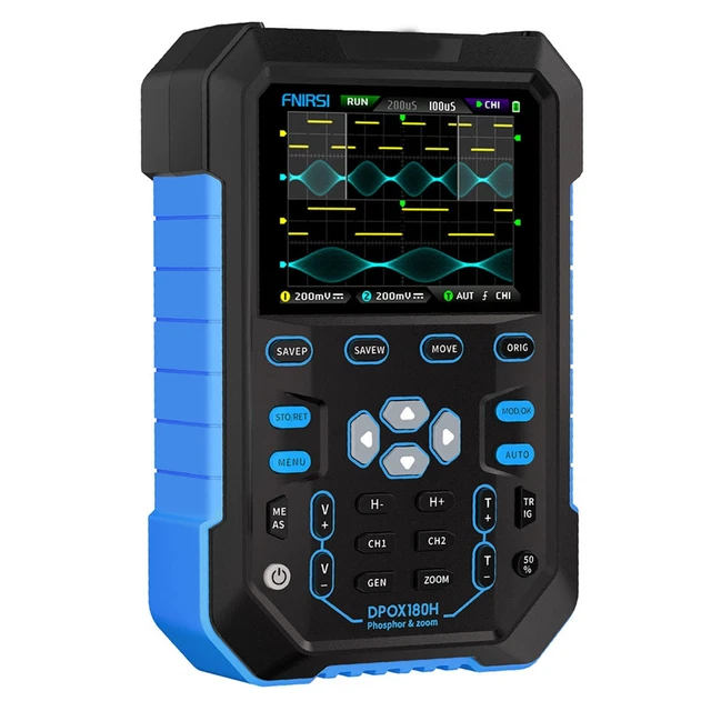 Genaue Wellenformmessung Hand-Dual-Kanal-Oszilloskop 180 MHz