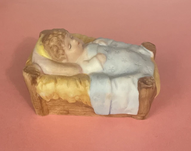 HOMCO CHILDREN NATIVITY Set Christmas Baby Jesus In Manger 5602 Home