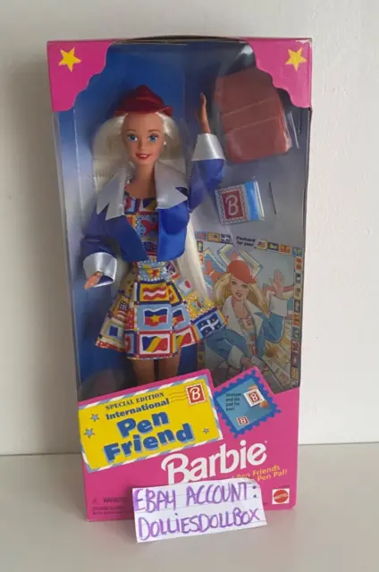 1995 Vintage INTERNATIONAL PEN FRIEND Special Edition Barbie Doll NRFB ❤️