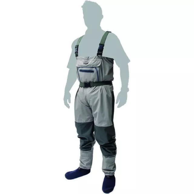 Leeda Volare Breathable Chest Waders Stocking Foot All Sizes Fishing