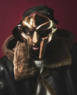 MAD Mf Doom Gladiateur Masque Mad-Villain Doré Finition Laiton Face Armure Médiévale 