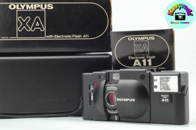 [Fast neuwertig im Karton] Olympus XA 35-mm-Point-and-Shoot-Kamera mit...