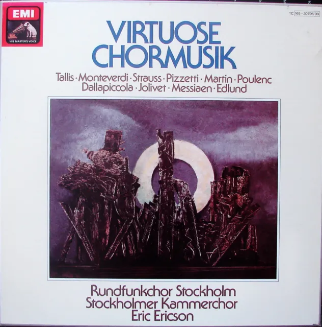 4er-Box Virtuose Chormusik - RUNDFUNKCHOR STOCKHOLM - ERICSON - near mint