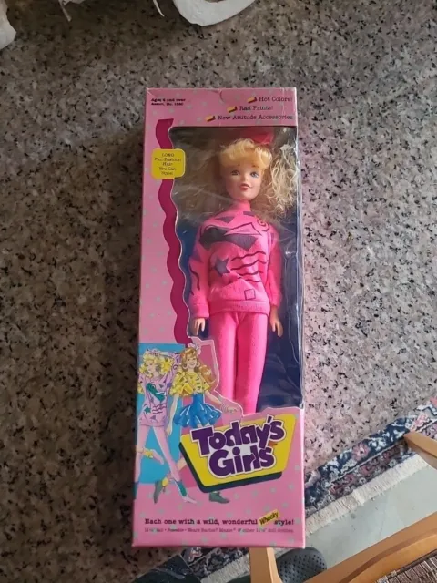 Vintage 1988 Today's Girls Barbie, With Original Kmart Stickers Still Attached