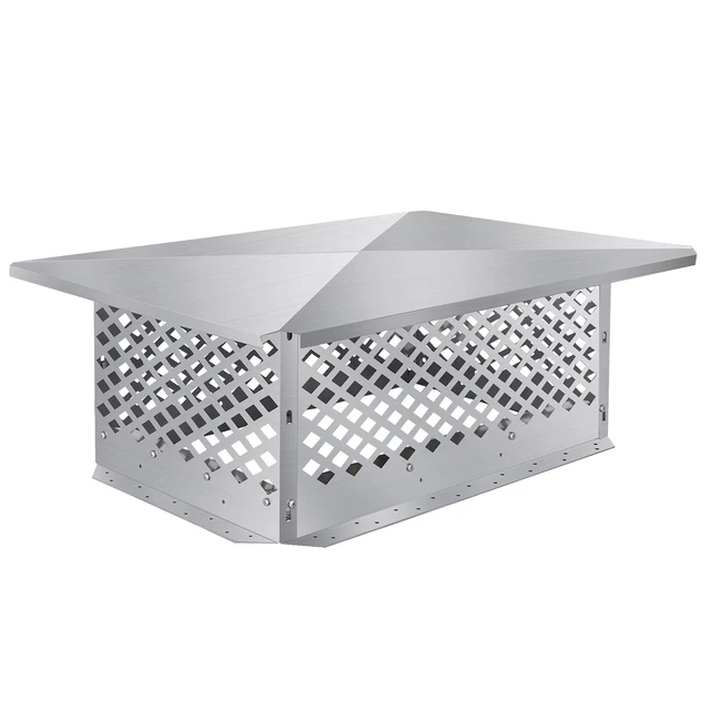 CHIMNEY CAP ADJUSTABLE Bottom to Fit Outside Existing Clay Flue Tile