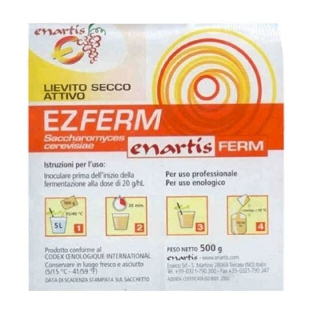 LIEVITO PER VINIFICAZIONE 'EZFERM' 50 gr