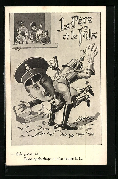 Ancienne Carte Postale Illustrée – CPA Militaire Mauzan – N°46-1 – Paris 75