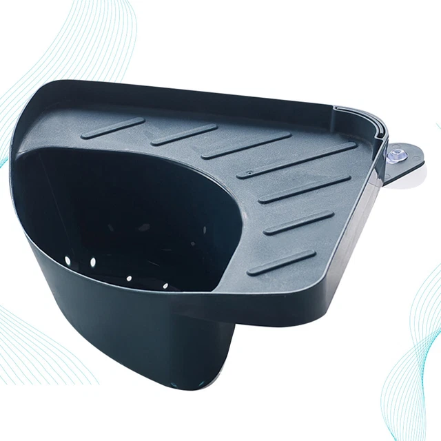 Lavabo gotero jabón triángulo lavavajillas soporte de almacenamiento azul