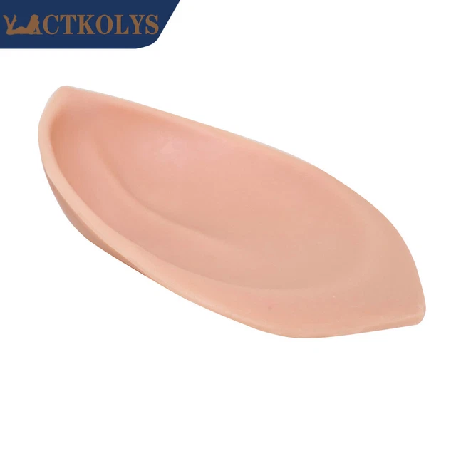 CTKOLYS Mannen verbergen Gaff slipje, Camel Toe Pad voor Crossdresser Transgender Shemale - Cyber Skin Silicone Herbruikbaar, 2 lbs, Wit