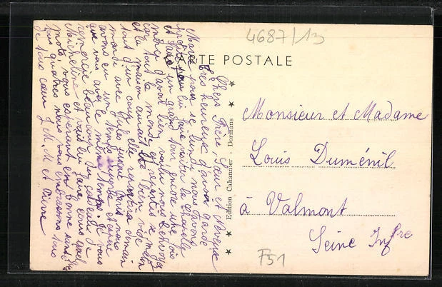 CPA Dormans, Rue de Paris, vue de la rue 2