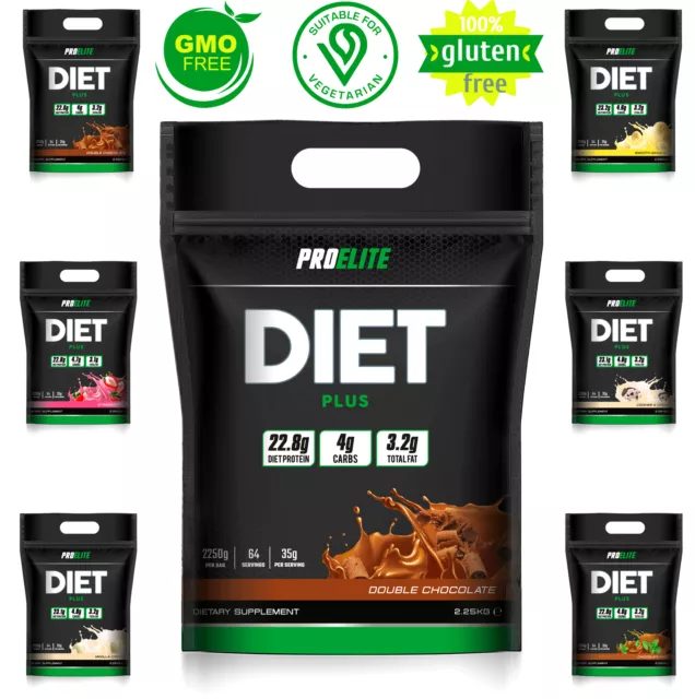 Diet Whey Plus Protein Powder Meal Replacement Weight Loss Diet Shake 500g-2.25k