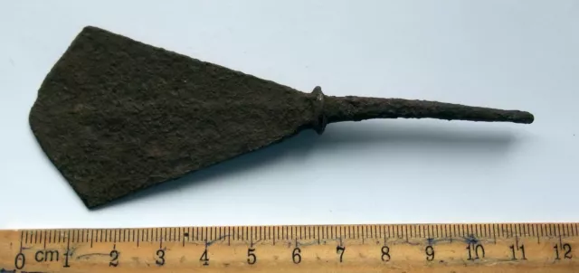 rare Mongol large arrowhead 12th-13th. Original.