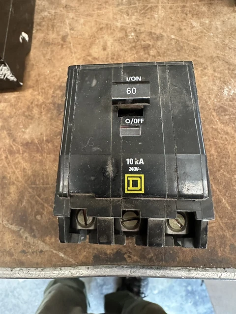Square D QOB360 3 Pole 60 Amp 240V