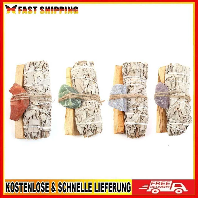White Sage Incense Bundles Sacred Wood Aroma Indoor Home Office Purification