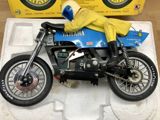 KYOSHO GRAUPNER ELECK Rider RC Motorcycle 1:6 Vintage 1979 Boxed Rare £ ...