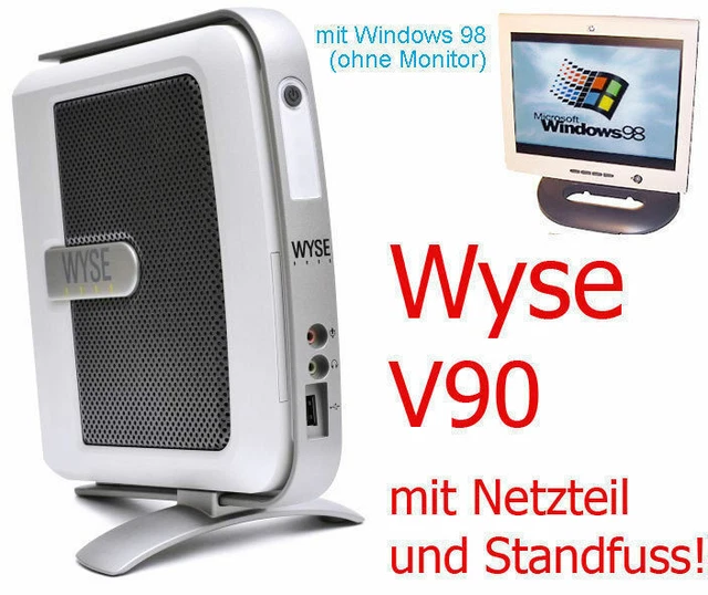 Petit Ordinateur Dell Wyse 08WF82 4xCore CPU Go SSD Lpt Parallèle 2x RS