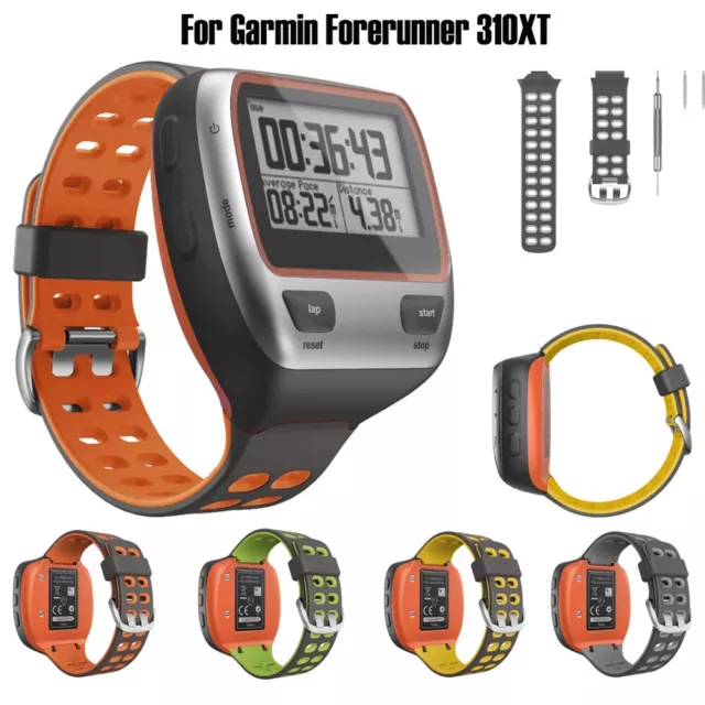 Replacement Wrist Bracelet Silicone Watch Band Strap For Garmin Forerunner 310xt