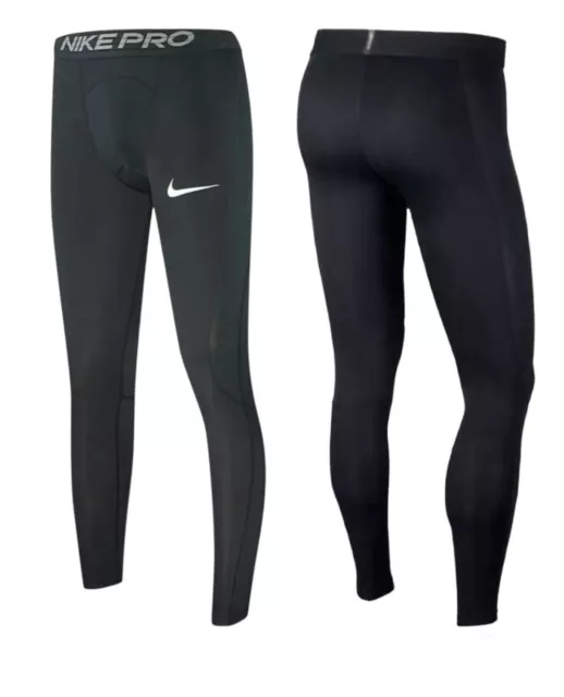 Nike Men's Pro Training Tights Black & White S M L XL 2XL DN4299 010 RRP £49