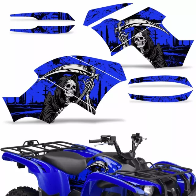 ATV Graphics Decal Sticker Kit For Yamaha Grizzly 550 700 2007-2014 REAPER U