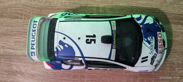 Solido Ferrari F355 Racing #6, échelle 1/18, Jaune, Club 9009, Boîte Abîmée