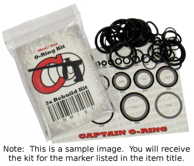 Captain O-Ring LLC Empire Axe 2 / Axe Pro - 3X Oring Rebuild Kit
