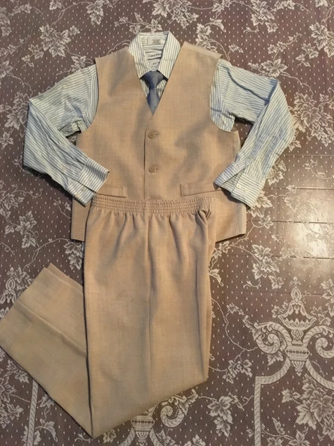 George Suit Size 10 Boys, Calvin Klein Dress Shirt Size 8 & Tie