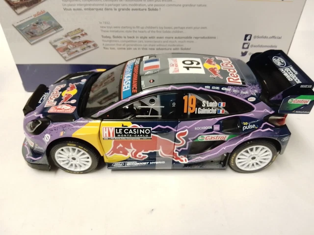 Solido Ford Puma Rally1 #19 S. Loeb winner Rally Monte Carlo 2022 1/18 S1809502