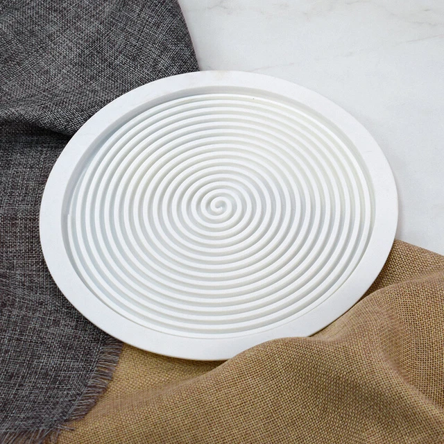 Spiral Shape Silicone Mold 3D Cake Moulds Mousse For Ice Cream Chocolate Pas MB