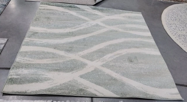 SAGE / CREAM 6' X 6' Square Back Stain Rug, Reduced Price 1172737211 ADR125X-6SQ