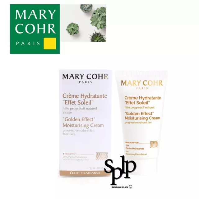 Mary Cohr Crème hydratante Effet Soleil Hâle progressif naturel visage 50 ml