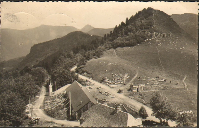 15 Chalvignac Carte Postale Col De Neronne Scierie 1953