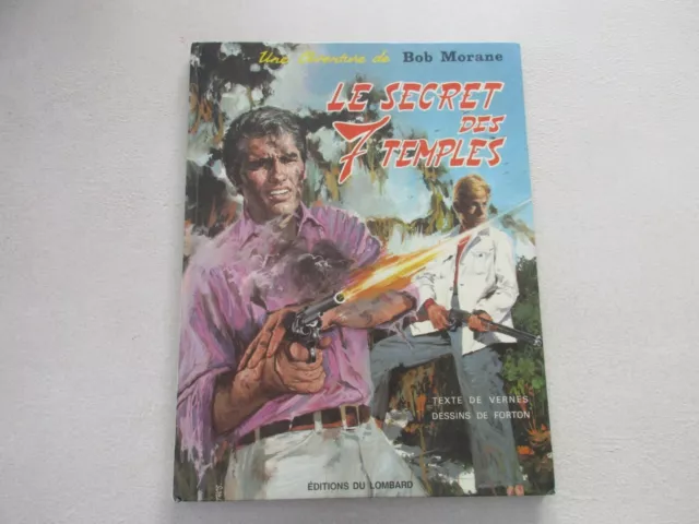 Bob Morane Etat Tbe Le Secret Des 7 Temples Edition Originale 1968 Refv3