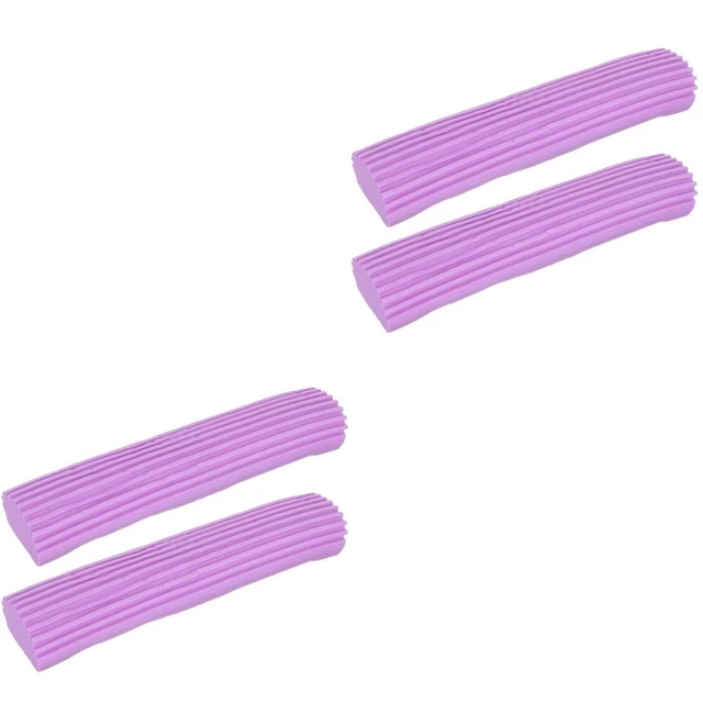 4 Pcs Tête De Serpillère Éponge Presser La Vadrouille Recharge À Rouleaux
