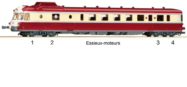 Roco, loc.43033 , TEE RGP de la SNCF (Neuf avec emballage d'origine) à
