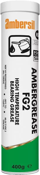 Ambersil 31585 Ambergrease Nsf H1 Reg High Temp Bearing Grease NLGI2 400G 6 Pack